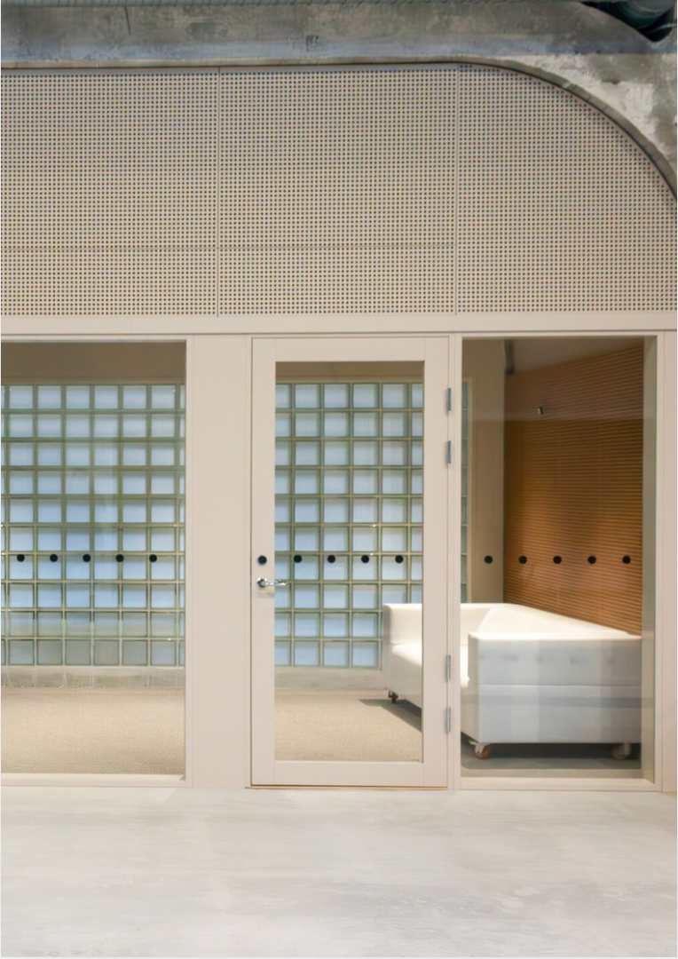 Glasad dörr glasparti