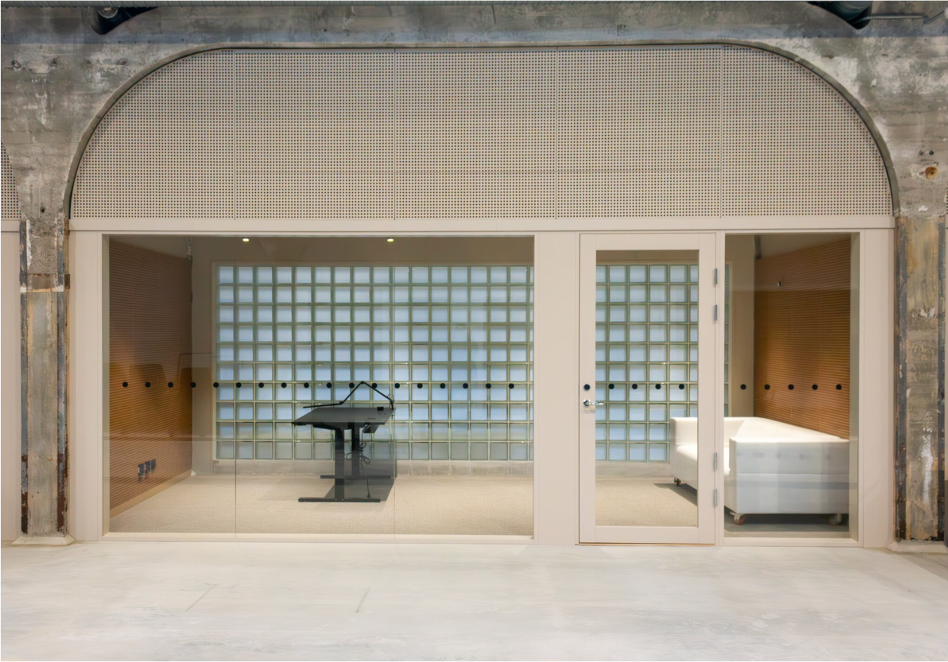 Glasad dörr glasparti